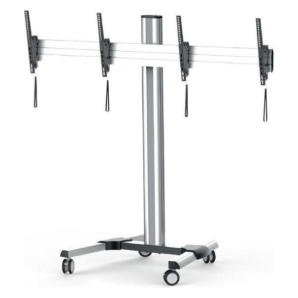 PureMounts PDS-2002C Dual Display Trolley (PDS-2002C)