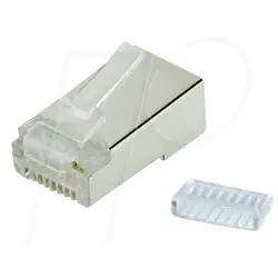 SHVP 72060-R - Cat.6 Stecker + Einführhilfe, 100 Stk.