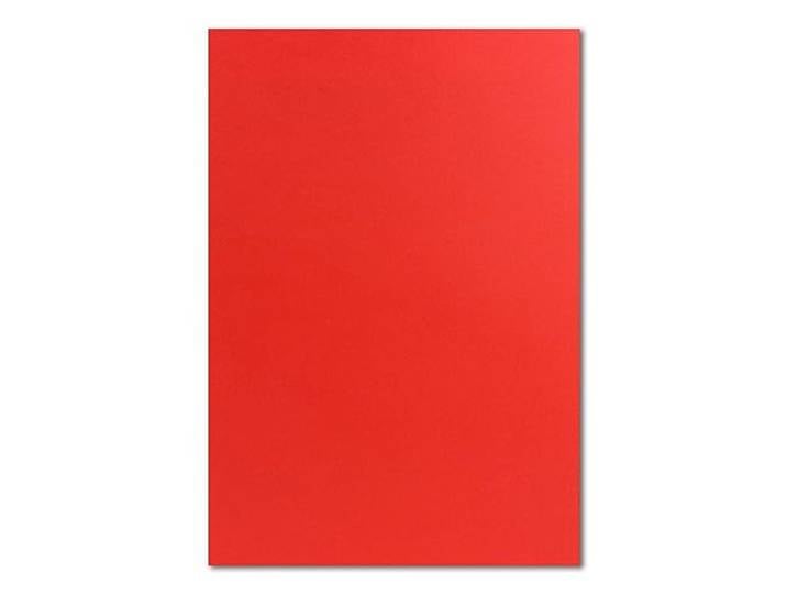 1000 DIN A5 Einzelkarten Papierbögen - Rot - 240 g/m² - 14,8 x 21 cm - Bastelbogen Tonpapier Fotokarton Bastelpapier Tonkarton - FarbenFroh