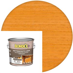 Bondex Holzlasur Wetterschutz-Lasur, 2,5l, außen, wetterfest, eiche hell