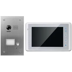 Video Türsprechanlage 2-Draht DT603fe1+DT27w 170 Grad Fischaugenobjektiv