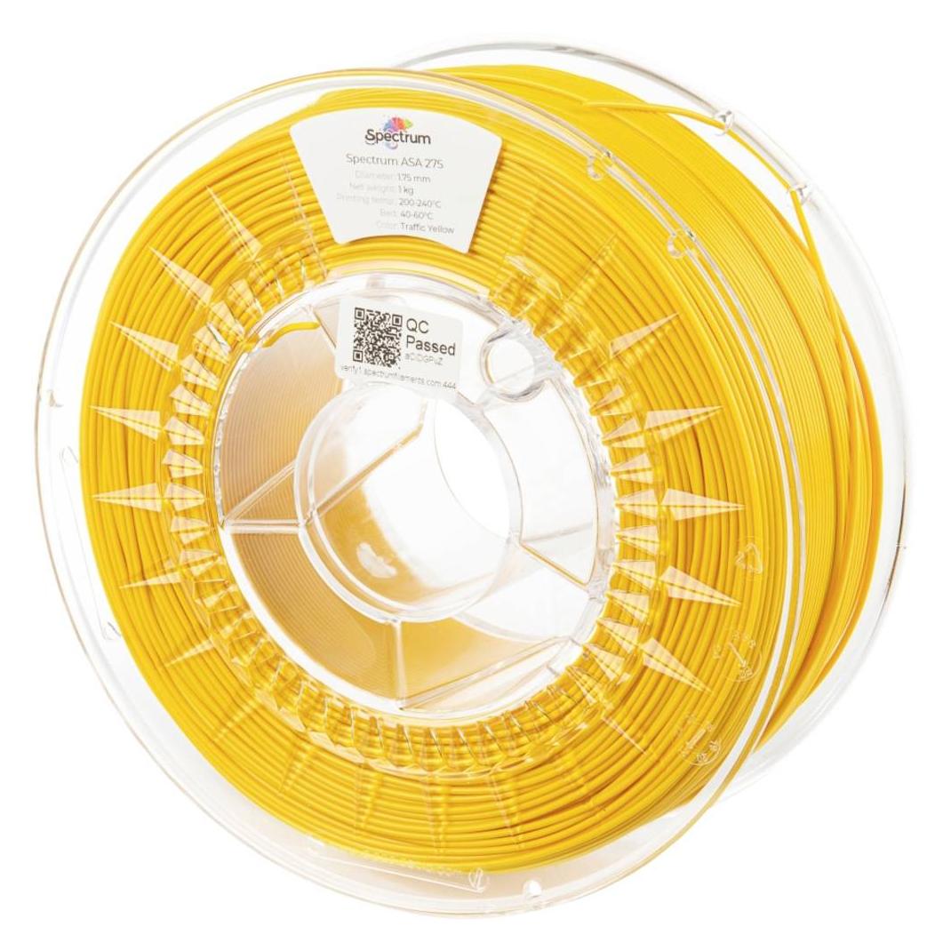 Spectrum 80509 3D-Filament ASA 275 Verkehrsgelb | 1,75 mm | 1000 g (ASA, 1000 g, 1.75 mm) (80509)
