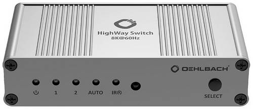 Oehlbach D1C6049 HighWay Switch 8K HDMI Switch 2 Port