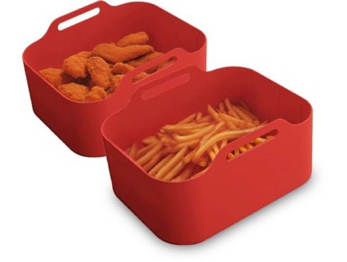 Kitchencook - Panier Silicone Rectangulaire, Lot De 2