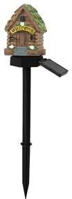 Uplift Picks Solar Owl Garden Light For Charming Outdoor Yard Landscape Decoration Ambience wooden House