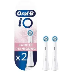Braun Oral-B iO  2er Ersatz-Zahnbürsten / Aufsteckbürsten