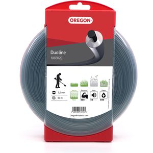 Oregon Trimmerfaden Duoline 106502E, rund, 3,0mm x 60m