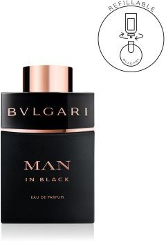 Bvlgari Man In Black Eau de Parfum recarregável para homens 60 ml. Man In Black