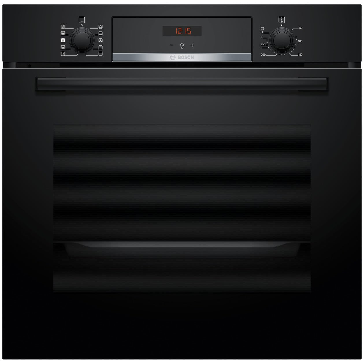 Bosch HQA534BB3 Inbouw combi stoomoven Zwart met stoomassistent en hete lucht