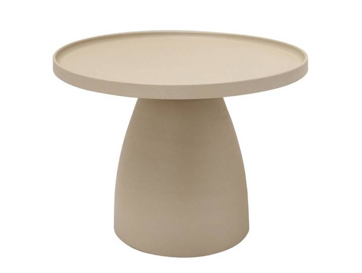 Table Mira beige diamètre 51 cm - Table Passion