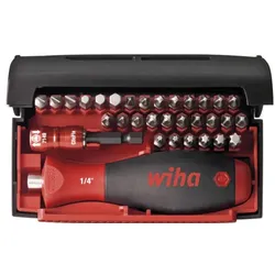 Wiha Bit Set Collector Standard 25 mm gemischt 33-tlg. 1/4" inkl. Box