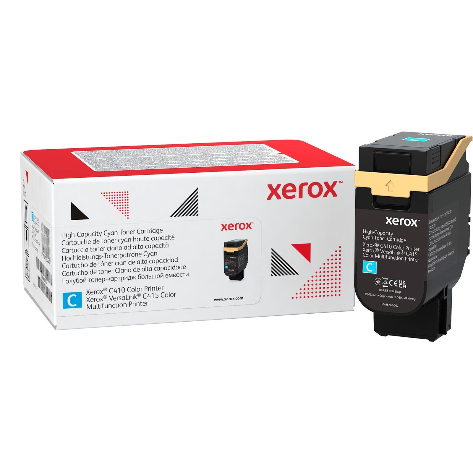 Xerox Original C410/C415 Toner - cyan 7.000 Seiten (006R04686)