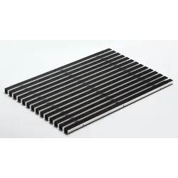 ACO  Vario  Schuhabstreifermatte  Gummi  schwarz  75x50  cm