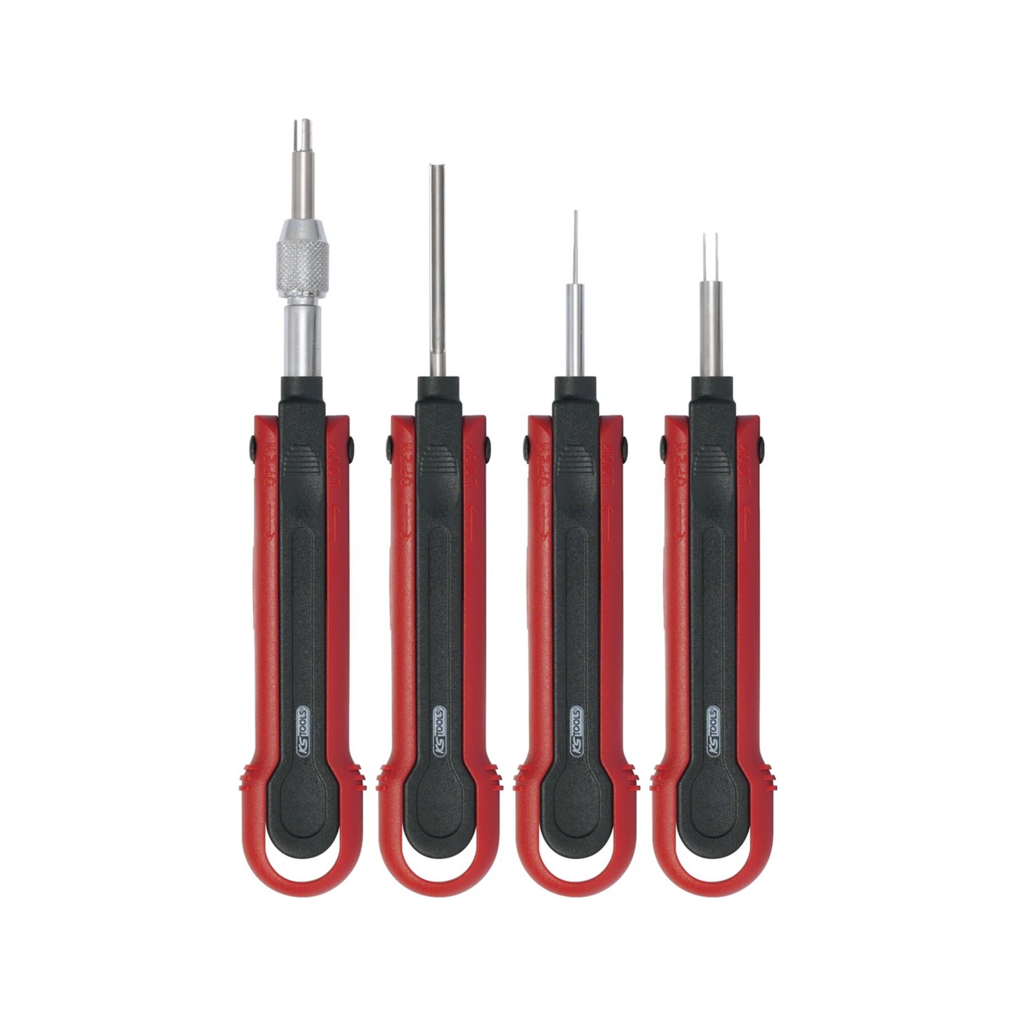 KS Tools Profi-Entriegelungswerkzeug-Satz NFZ, Upgrade1, 4-tlg (150.0805)
