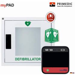 MEDX5 myPAD-A mit LCD-Farbbildschirm Defibrillator mobil Automatische Schockabgabe Schwarz 0-51247