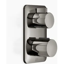 Dornbracht LISSÉ UP-Thermostat mit Einweg-Mengenregulierung, 36425845-19, Farbe: Dark Chrome