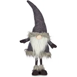 Krist+, Weihnachtsfiguren, Deko-Figur Grau Kobold 14 x 70 x 22 cm