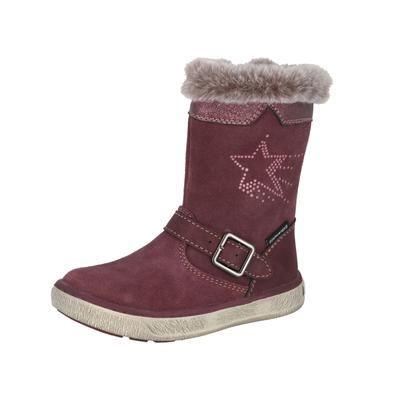 Winterstiefel LICO "Winterstiefel Reena", Mädchen, Gr. 26, rot, Veloursleder, Schuhe Winterstiefel