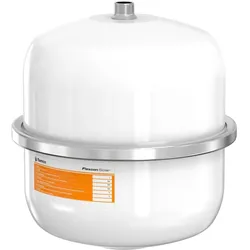 Flamco, Wasserpumpe, Ausdehnungsgefäss FLEXCON SOLAR 12 l, 8 b, R 3/4, Vordruck 2,5 bar, weiss