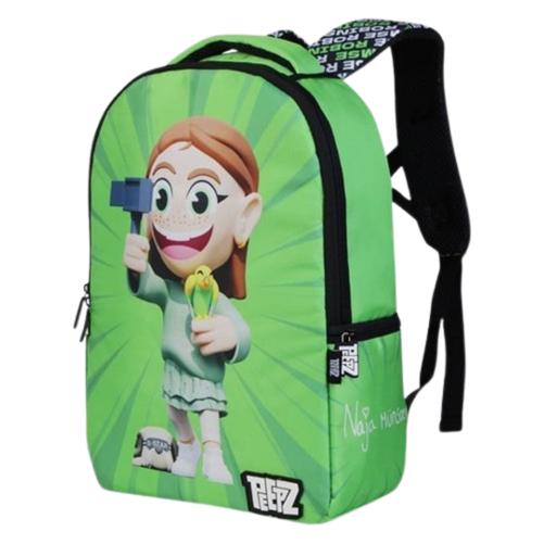 Firstgrade - Naja Münster PEEPZ Backpack2.0 - Green - 46 cm x 28.5 cm x 12.5 cm (23-NM-PEEPZ Backpack2.0)