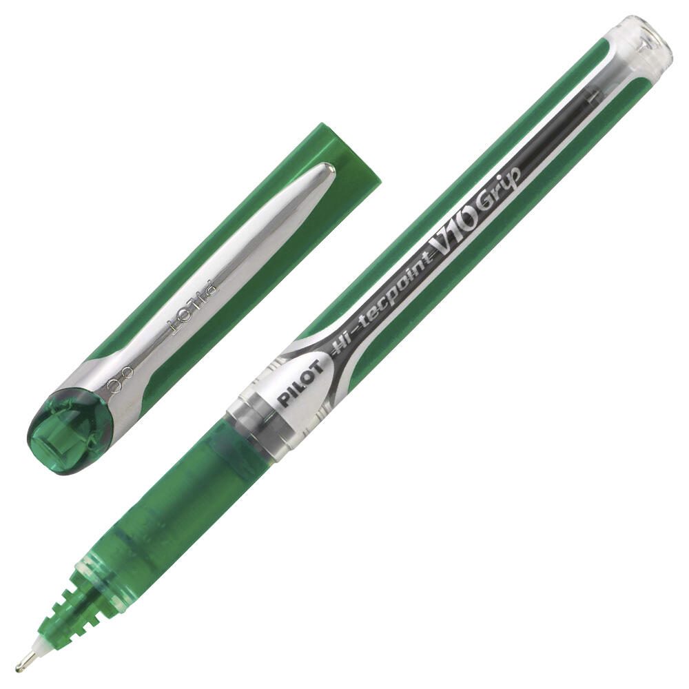 PILOT Hi-Tecpoint Grip V10 Tintenroller 0.7 mm Grün BXGPN-V10-G