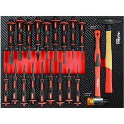 Werkzeugeinlage Hammer- und Durchschläge-Set
