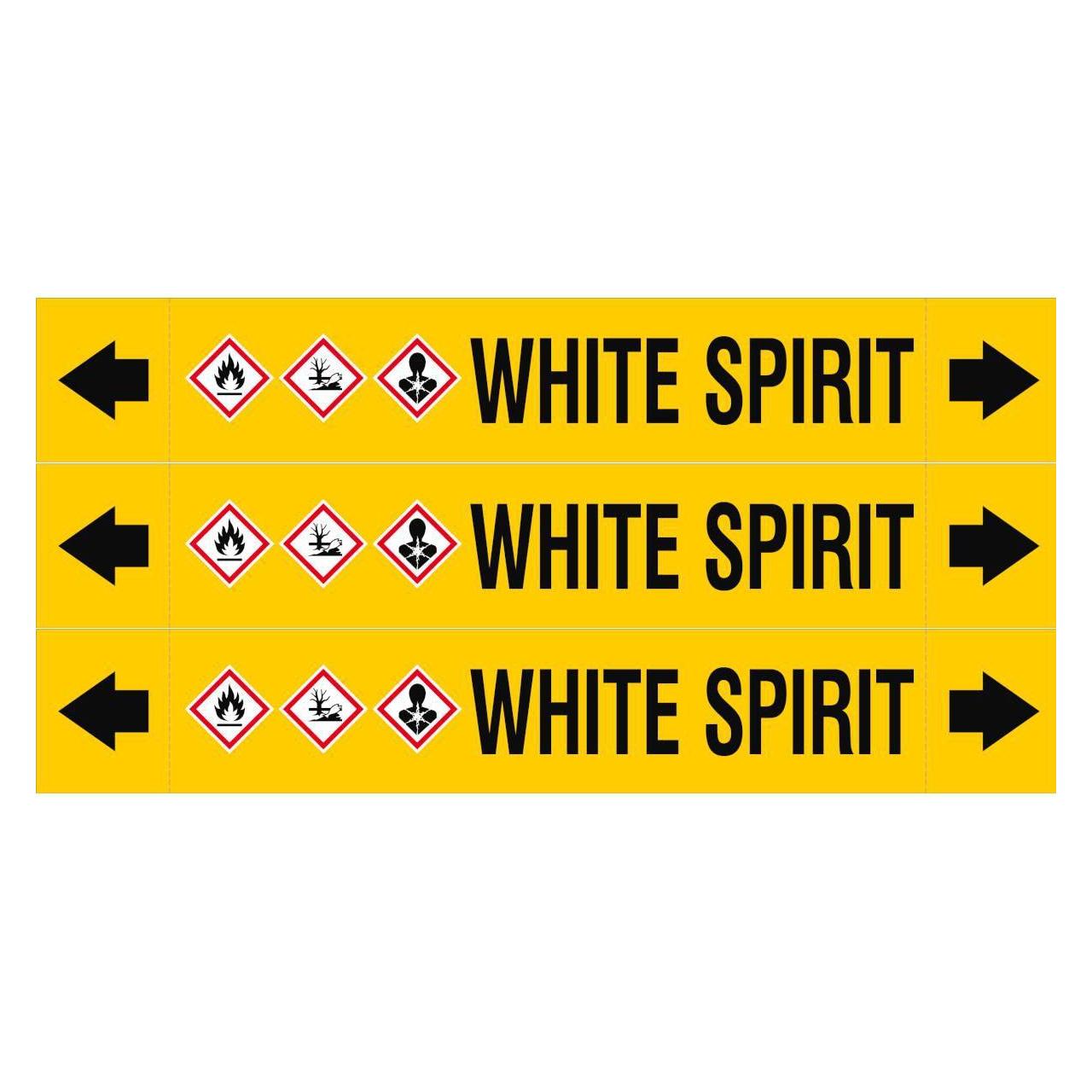 Brady ASME - Rohrmarkierer - White Spirit (ASMEPM-37X230MM-WHITE SPIRIT)