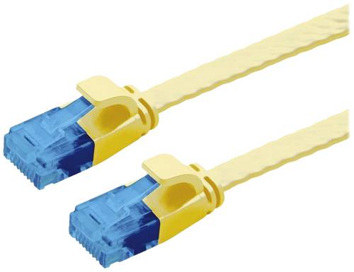 Value 21.99.2030 RJ45 Patchkabel CAT 6a U/UTP 0.50m Gelb