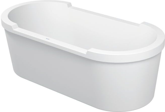 Duravit Oval-Badewanne Starck, 190x90cm weiss, freistehend, mit Schürze & Gestell