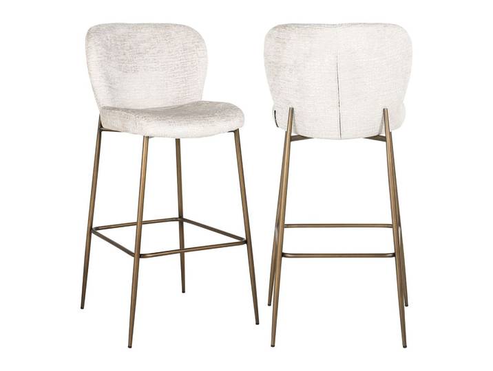 Barhocker Darby Cream Fusion – gepolstert mit Metallgestell