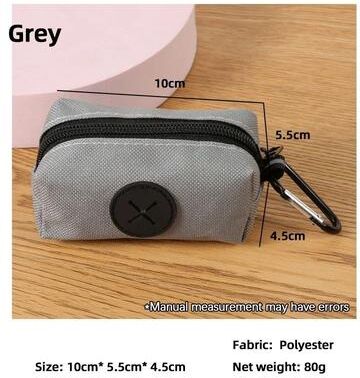 Uplift Essentials Outdoor Portable Pet Garbage Bag Dispenser grey