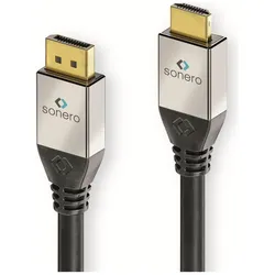Sonero DisplayPort — HDMI (Typ A) (5 m), Videokabel, Schwarz