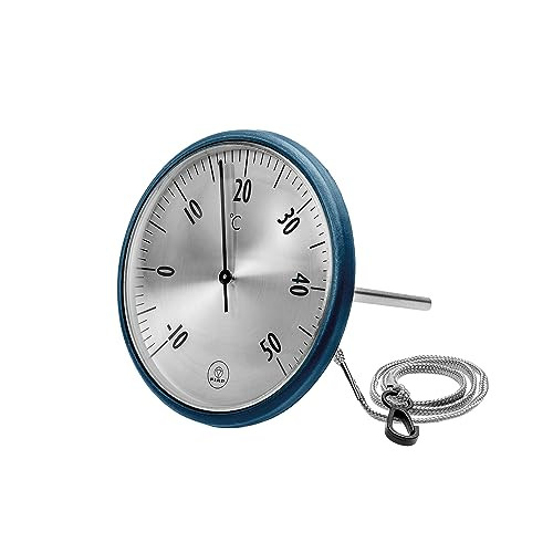 FIAP DialSwim ACTIVE Zwembadthermometer RVS, Blauw (geëloxeerd)