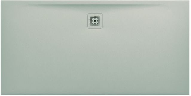 LAUFEN Pro Duschwanne H2109540770001 Marbond Ablauf lange Seite hellgrau