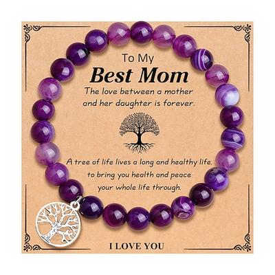 Handgefertigtes Perlenarmband Naturstein ideales Geschenk für Schwestern Mütter zum Jubiläum Erntedankfest Valentinstag Geburtstag Muttertag am besten für Weihnachten perfekt für Erntedankfest