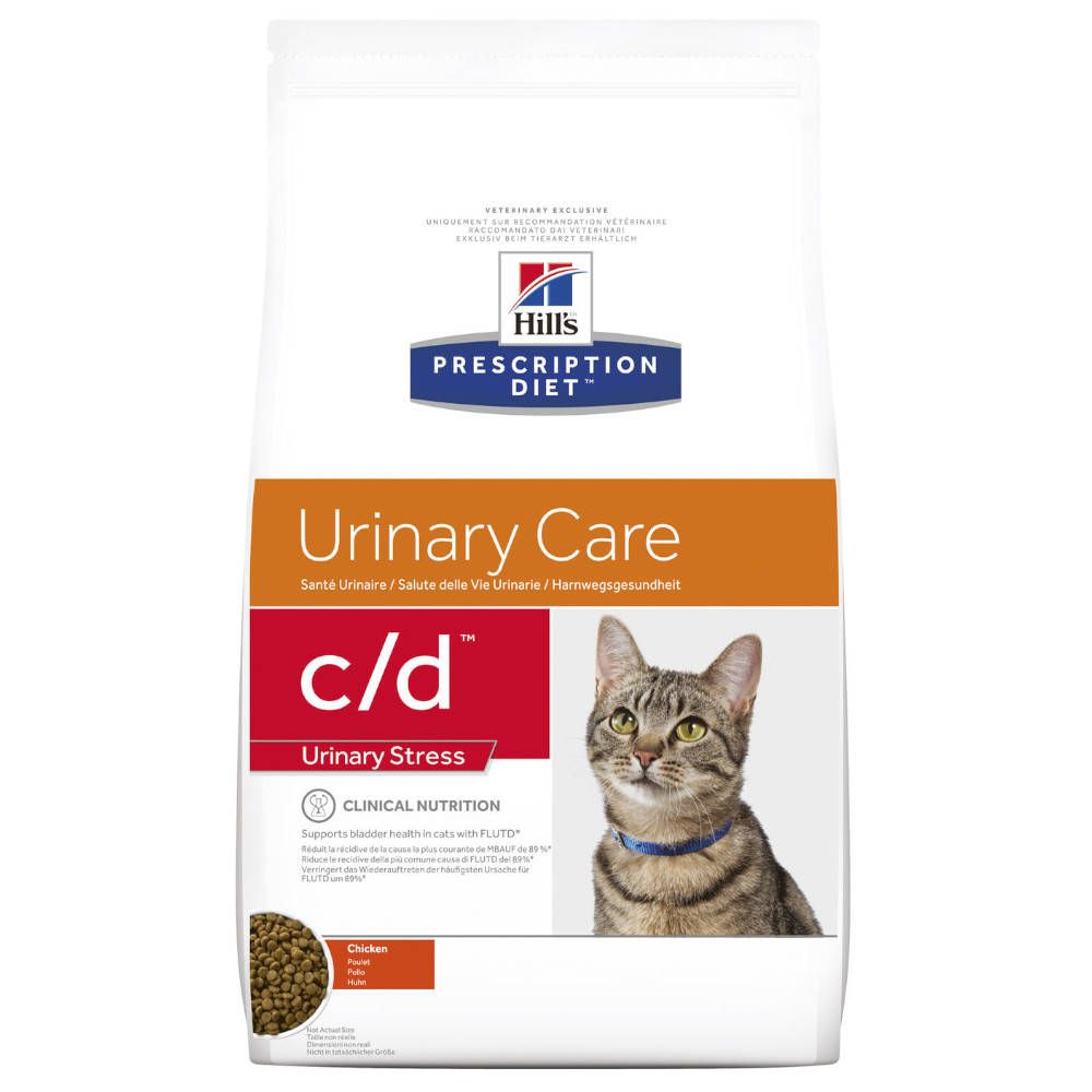 Hills C/D Feline Kat Urinary Stress 2842u 1,5 kg Pellets