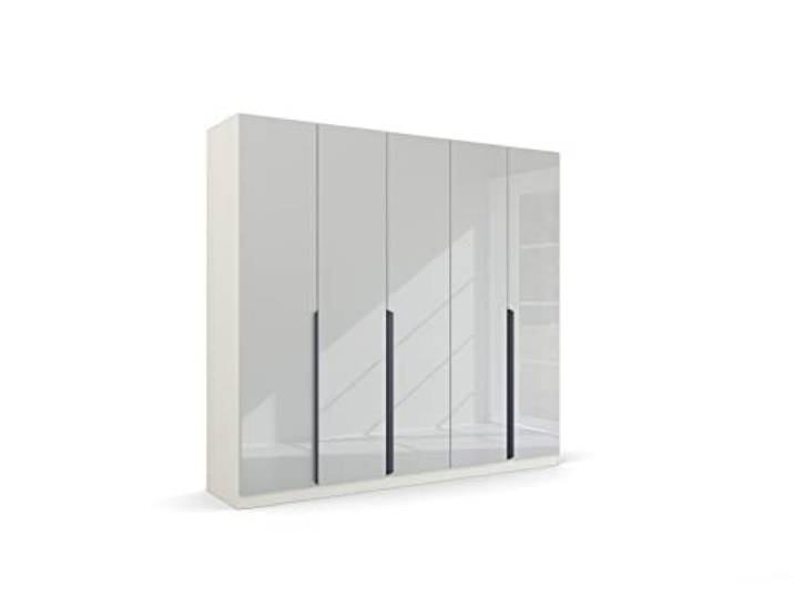 Rauch Möbel Quadra-Spin MODERN, Schrank, Farbe Glas Weiß/Weiß, Breite 226 cm