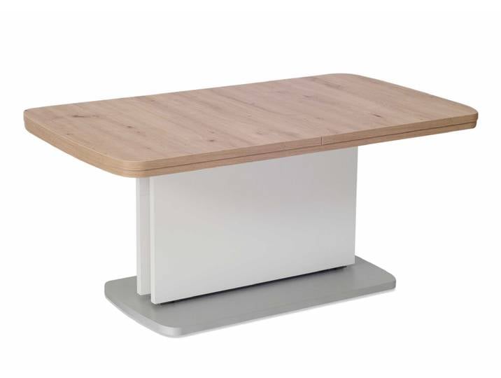 Couchtisch JM-01-04 110 x 63 x 53 cm Wildeiche Melamin/Weiß