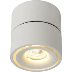 Lucide, Deckenstrahler, YUMIKO - Deckenstrahler - Ø 7,8 cm - LED Dim. - 1x8W 2700K - Weiss 35911/08/31 (627 lm)