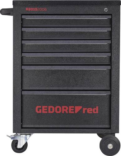 Gedore RED 3300012 Werkstattwagen Stahlblech Herstellerfarbe: Schwarz