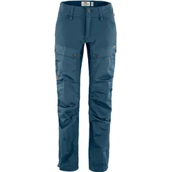 Fjällräven, Damen, Outdoorhose, Keb Trousers Curved W short (38), Blau