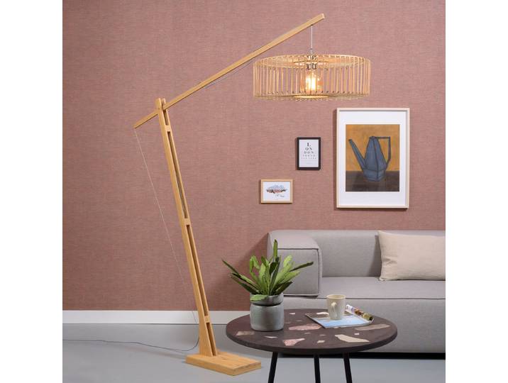 GOOD&MOJO Vloerlamp Bromo Large, Bamboe - Naturel