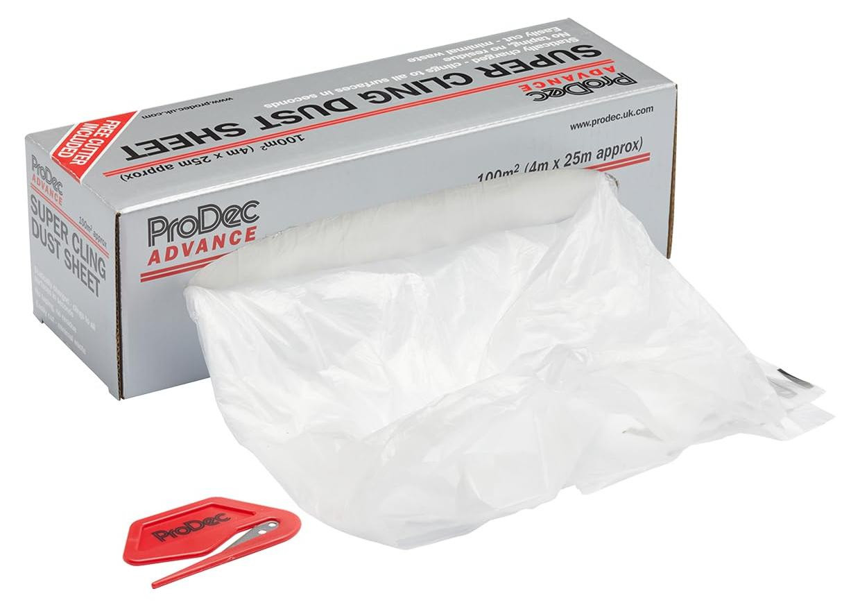 ProDec Advance Stofbeschermfolie Super Cling Polyethyleen 100 m² (4 m x 25 m)