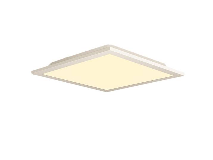Nettlife Led-Deckenleuchte Oceana 60/60/1 cm, Weiß, Metall, LED integrated, 60x1x60 cm, Lampen & Leuchten, LED Beleuchtung, LED-Deckenleuchten