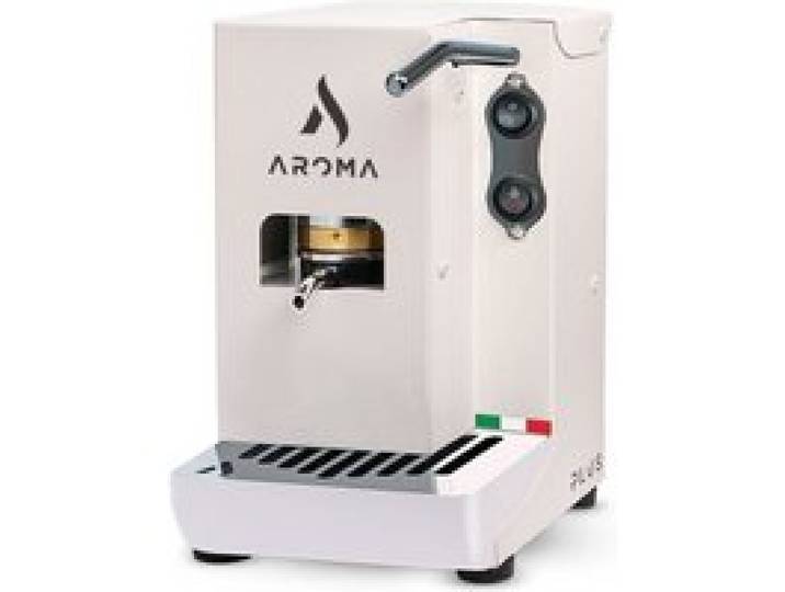 Aroma Plus Machine à expresso à dosettes ESE Acier Blanc Compacte
