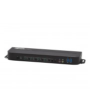 Tripp Eaton Lite series HDMI USB KVM Switch 4-Port 4K 60Hz HDR HDCP 2.2 IR Sharing KVM-/Audio-/USB-Switch 4 x KVM/Audio/USB 1 lokaler Benutzer Desktop (B005-HUA4)