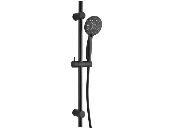 Duschset mit Handbrause, Schlauch und Wandhalterung, schwarz