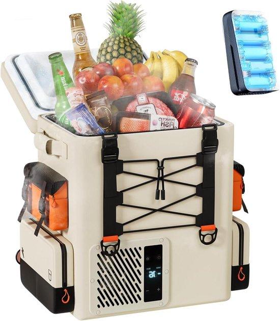 Elektrische Koelbox 16l 12/24V DC/AC für Camping, E-Bike, Reisen, schnelle Kühlung