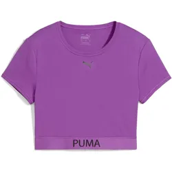 Puma, Damen, Sportshirt, W Strong Tee - Short (M), Violett