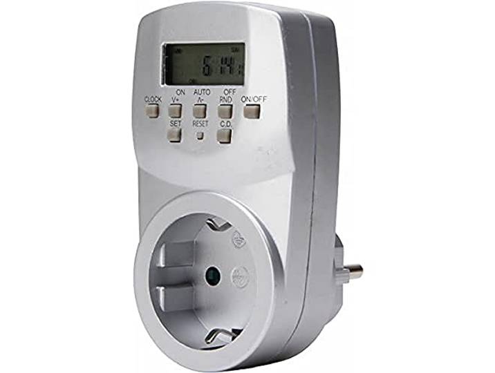 Kopp Tijdschakelaar elektronisch zilver, 1 stuk, 195420075